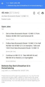 saint john to belleisle bay bed and breakfast